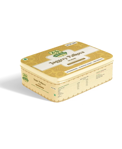 traya jaggery palkova tin